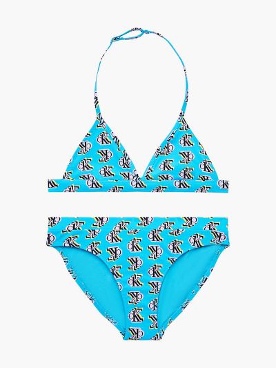 Calvin Klein Ruhák HU922007 | Calvin Klein CK One Triangle Lány Bikini Szett Kék